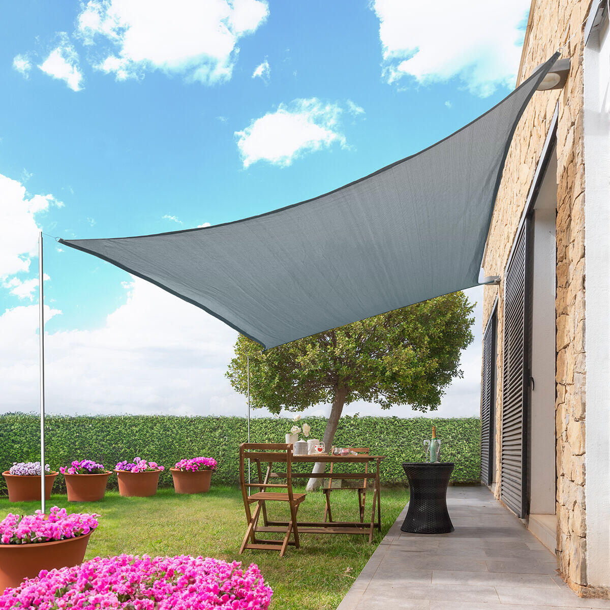 TOLDO VELA DE SOMBRA RECTANGULAR Shazail InnovaGoods 2 x 3 m