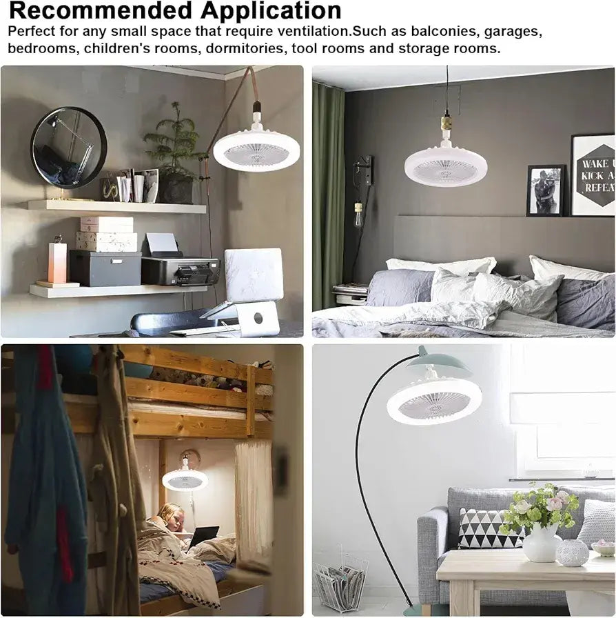 VENTILADOR DE TECHO con LUZ LED FEIFAN