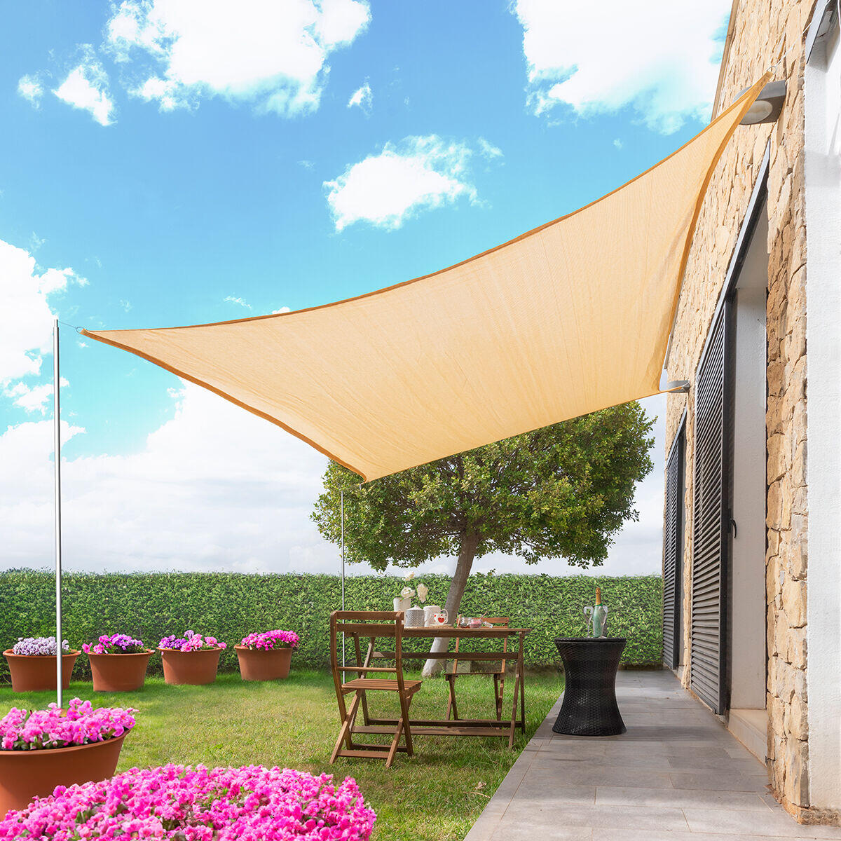 TOLDO VELA DE SOMBRA RECTANGULAR Shazail InnovaGoods 2 x 3 m