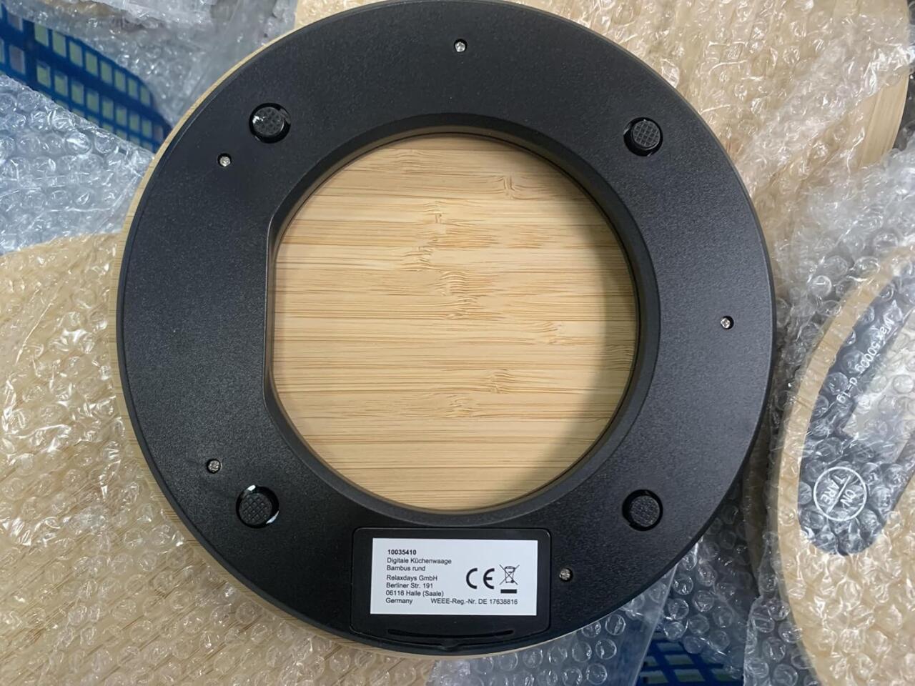 BALANZA DE COCINA DIGITAL DE BAMBU – Precisión, Estilo y Sostenibilidad