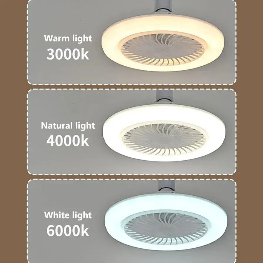 VENTILADOR DE TECHO con LUZ LED FEIFAN