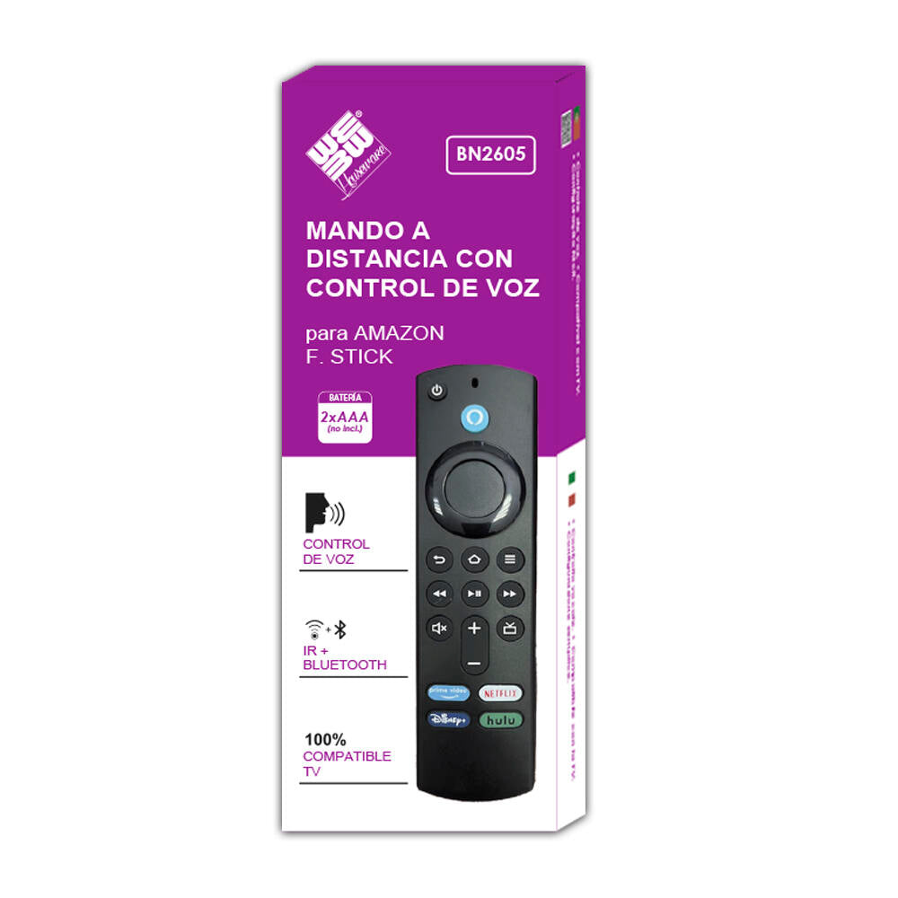 MANDO A DISTANCIA COMPATIBLE CON AMAZON Fire TV Stick