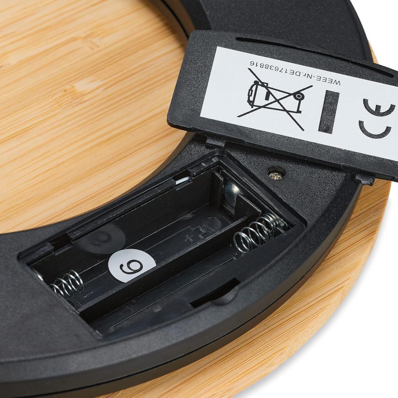 BALANZA DE COCINA DIGITAL DE BAMBU – Precisión, Estilo y Sostenibilidad
