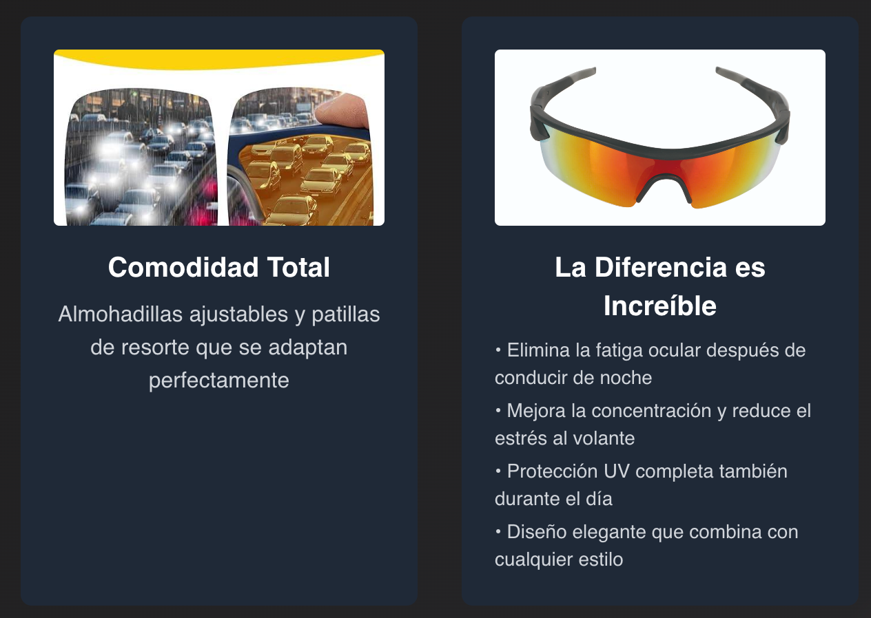 GAFAS DE CONDUCCION NOCTURNA POLARIZADAS